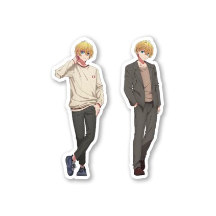 Samolepka Aqua Hoshino Outfits