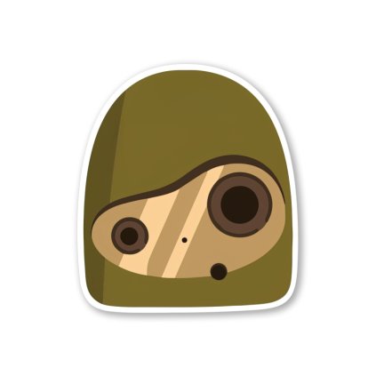 Samolepka Robot Head