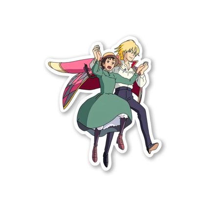 Samolepka Howl and Sophie