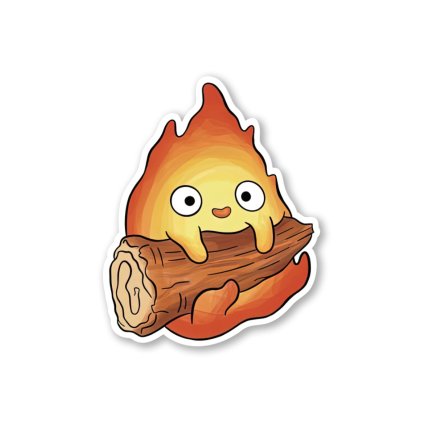 Samolepka Eating Calcifer