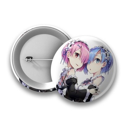 placka rem and ram re zero animerch.cz