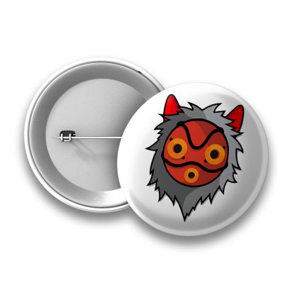 hime mask placka princess mononoke animerch.cz