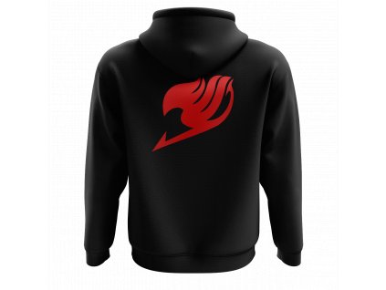 Mikina FT logo RED BACK ČERNÁ 2.0