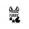 Samolepka Proud Furry