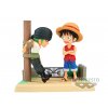 Sběratelská figurka Monkey D. Luffy & Roronoa Zoro Log Stories - 7 cm