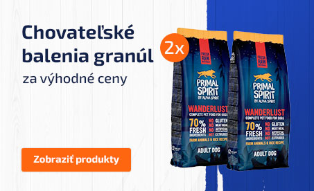 Chovateľské balenia granúl pre psov za výhodné ceny