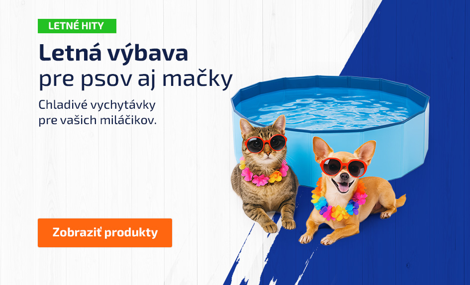Letná výbava pre psov aj mačky