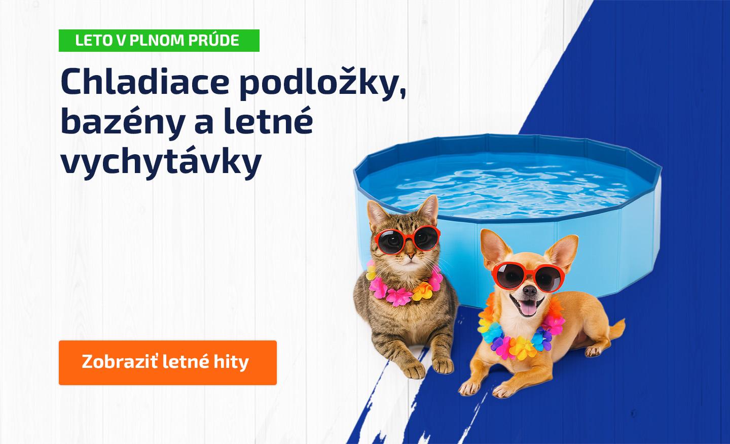 Chaldiace podložky, byzény a super produkty pre letné schladenie vášho miláčika.
