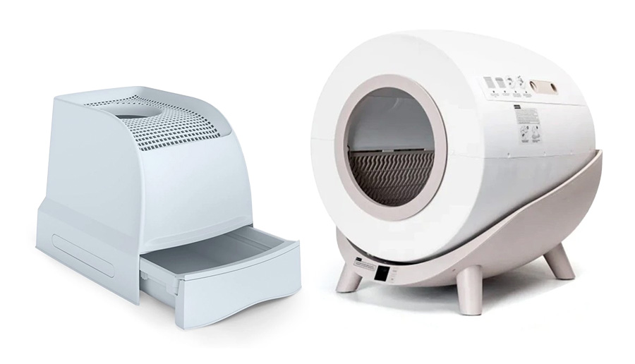 Porovnanie smart toalety a klasického záchodíka pre mačky