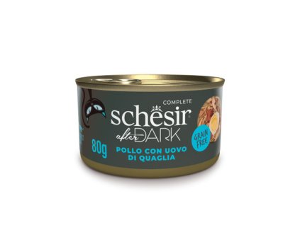 Schesir Cat After Dark - Kuracie filety s prepeličím vajcom 80g