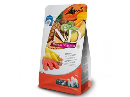 farmina nd adult mm dog tropical selection salmon 10kg