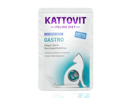 Kattovit Gastro Duck Rice 85g