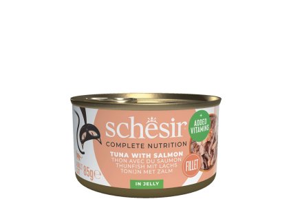 Schesir CB Wet Tuniak a losos v želé konzerva 85g