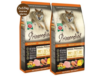 Primordial All Size Morka a losos 2x12kg