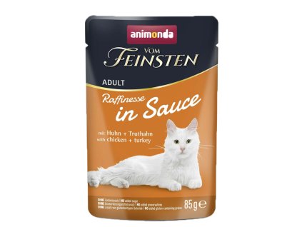 Animonda VF Raffinesse In Sauce - Kúsky kuraťa a morky v omáčke 85g