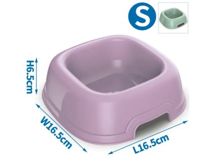 Plastová miska Nobleza Pastel Square S - 310ml