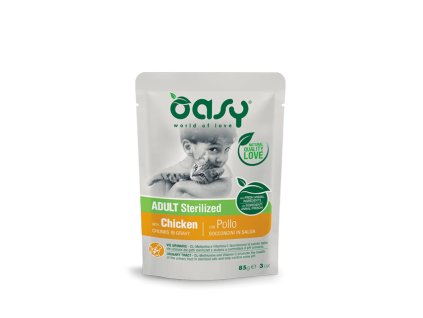 Oasy Cat Chunks in Gravy Sterilized Chicken 85g