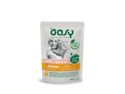 Oasy Cat Chunks in Gravy Light Chicken 85g