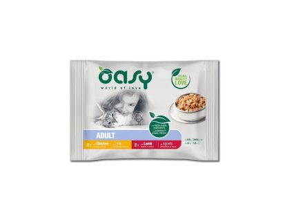 Oasy Cat Chunks in Gravy Multipack Meat 4x85g