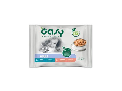 Oasy Cat Chunks in Gravy Multipack Fish 4x85g