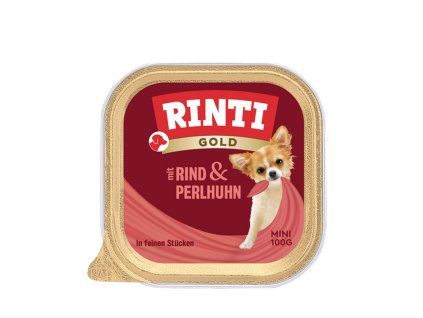 Rinti Gold Hovadzie a perlicka 100g