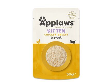 Applaws Kitten Chicken breast in broth 50g