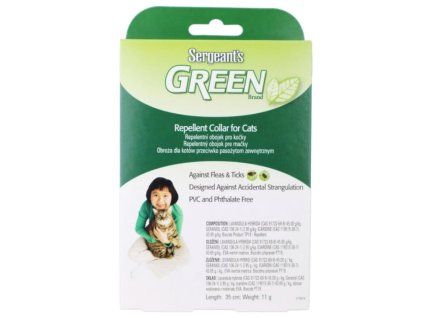 Sergeants Green Cat collar 35cm