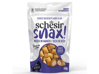 Schesir Cat Snax! Rich in Beef 60g