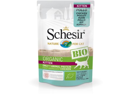 Schesir Cat Bio Mačiatko - Kuracie 85g