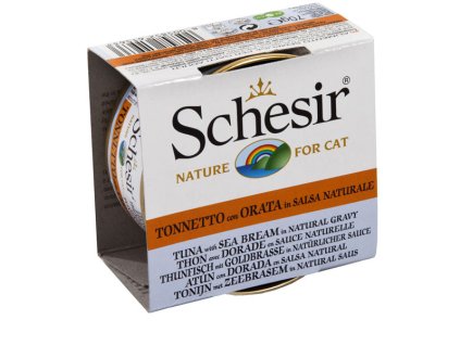 Schesir Cat - Tuniak s pražmou v omáčke 70g