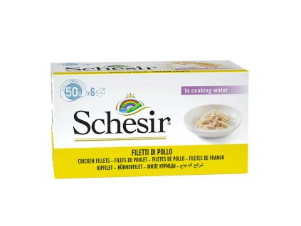 Schesir Multipack Kuracie vo vývare 6x50g
