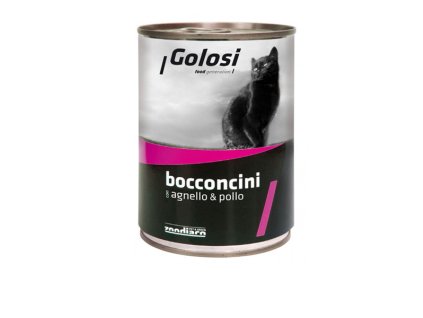 Golosi Bocconcini - Jahňacie a kuracie s ryžou 400g