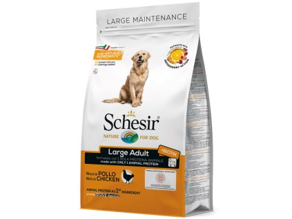 Schesir Dog Large Adult - Kuracie s ryžou 12kg