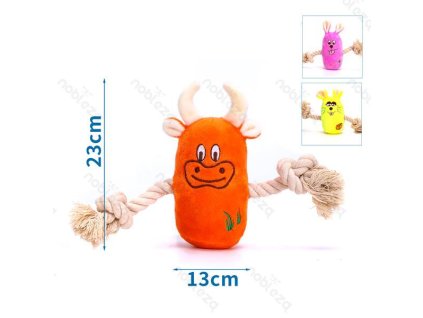 Plyšová hračka Nobleza - Zvieratká  na lane 3 druhy