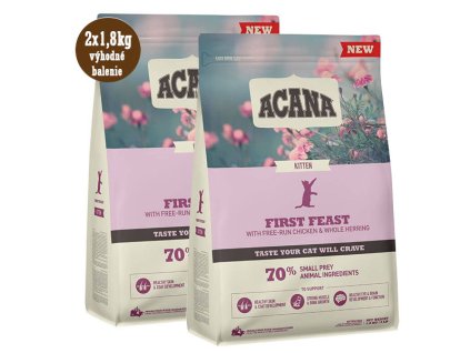 Acana First Feast Cat 2x1,8kg
