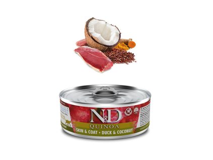 Farmina N&D cat QUINOA Duck & Coconut 80g