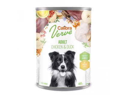 Calibra Dog Verve GF Adult Chicken&Duck 400g