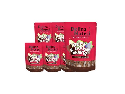 Dolina Noteci Superfood kapsička - Hovädzie a husacie srdcia 300g