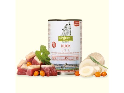 Isegrim Dog Adult Duck + Parsnip, Sea Buckthorn Berries & Wild Herbs 400g