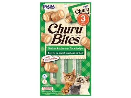 Inaba Churu Bites Cat Kura s tuniakom 3x10g
