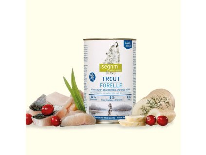 Isegrim Dog Adult Trout + Parsnip, Cranberries & Wild Herbs 400g