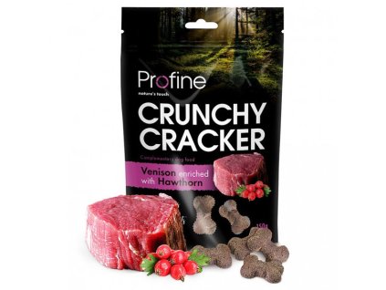 Profine Dog Crunchy Cracker Venison enriched with Hawthorn 150g