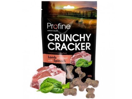 Profine Dog Crunchy Cracker Lamb enriched with Spinach 150g