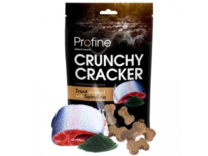 Profine Dog Crunchy Cracker Trout enriched with Spirulina 150g