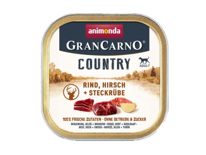 Animonda GranCarno Country Adult - Hovädzie, jeleň a kvaka 150g