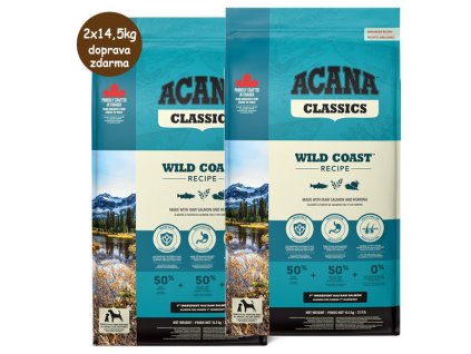 Acana Classics Wild Coast Recipe 2x14,5kg