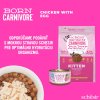 schesir cat born carnivore Maciatko cerstve kuracie s vajcom 255g