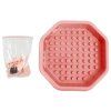 Nobleza slow feeder miska cervena2