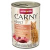 Animonda Carny Adult  - Kuracie, morka a kačacie srdcia 400g