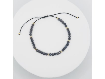 ANISE Náramek Minerals gold - Safír